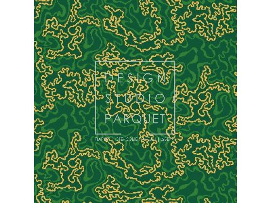 Ковровое покрытие Ege Erté Collection snake tracks jade green RF5220164